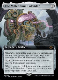 The Millennium Calendar The Lost Caverns of Ixalan Bordless